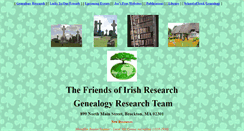 Desktop Screenshot of friendsofirishresearch.org